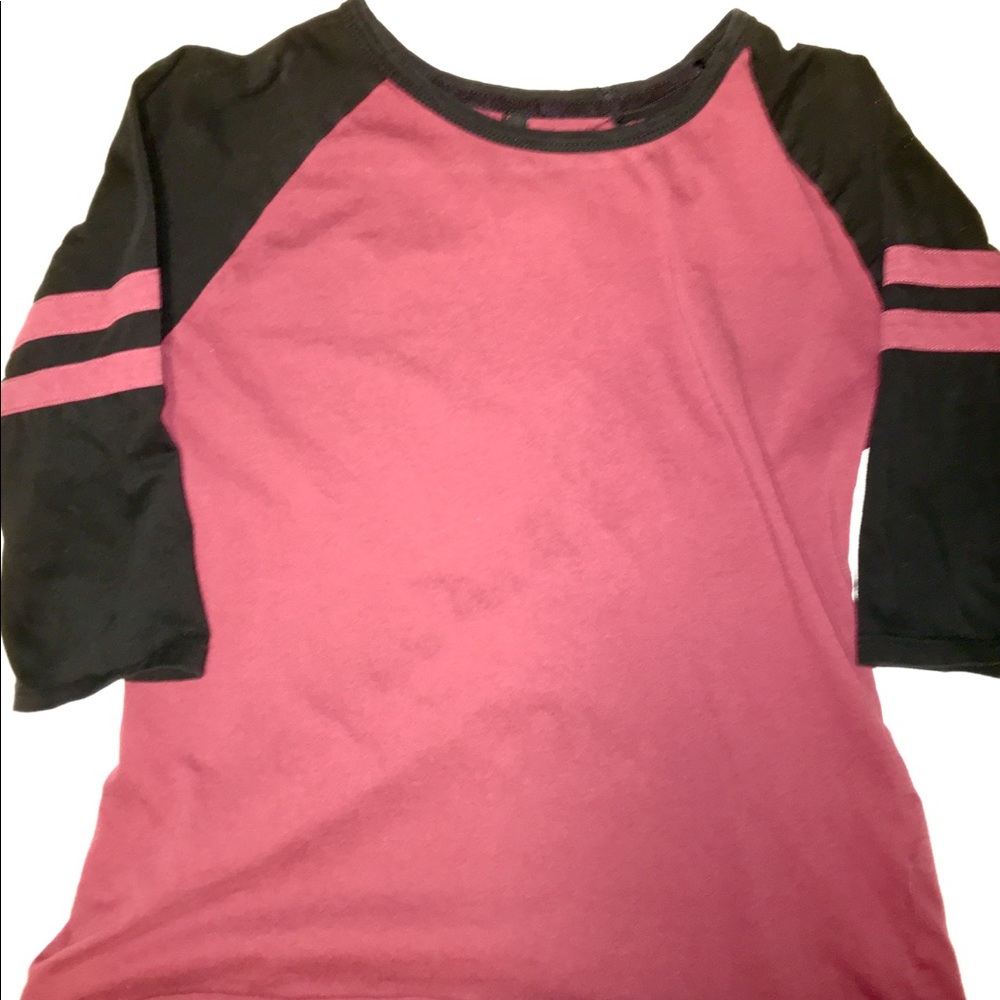 Bordeaux 3/4 sleeves shirt